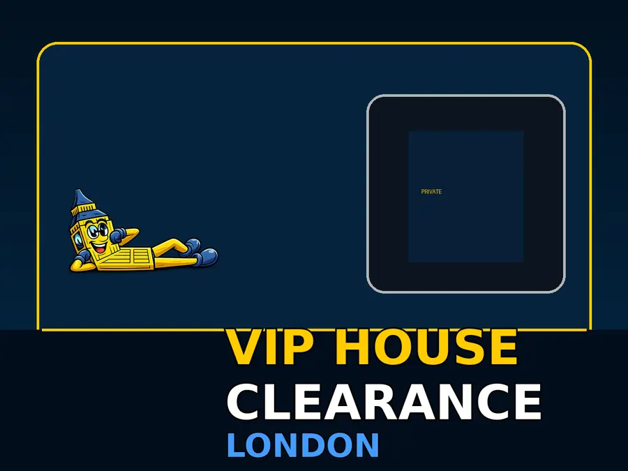 VIP House Clearance London Big Ben mascot